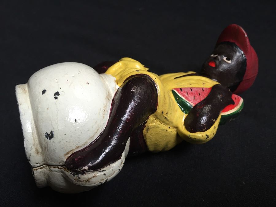 Black Americana Cast Iron Bank [Photo 12]