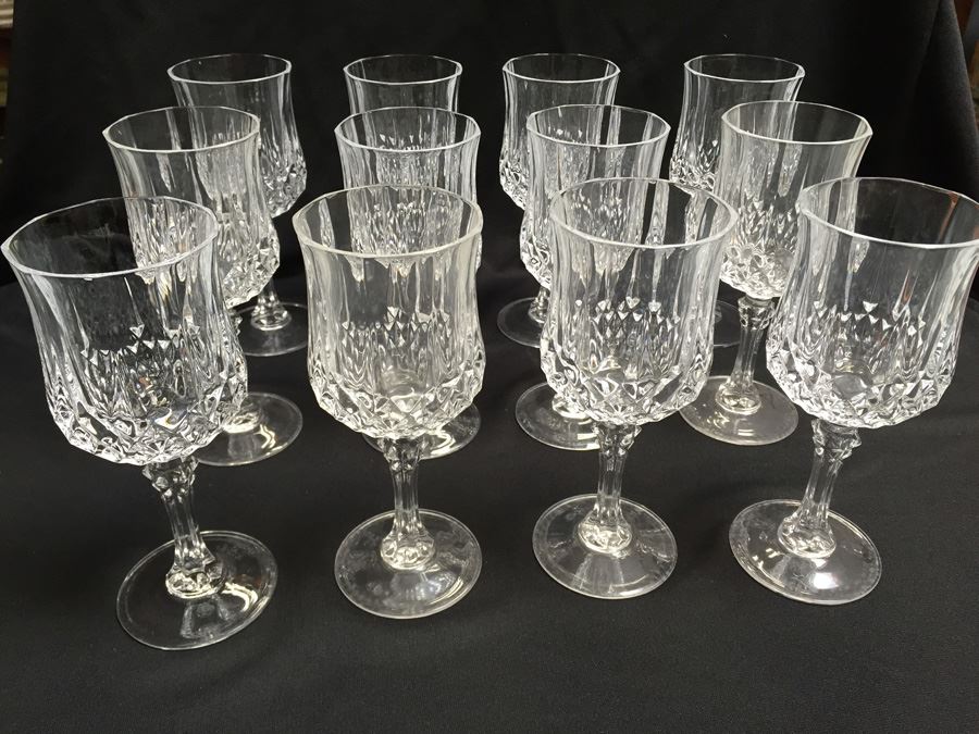 Glass Stemware Lot