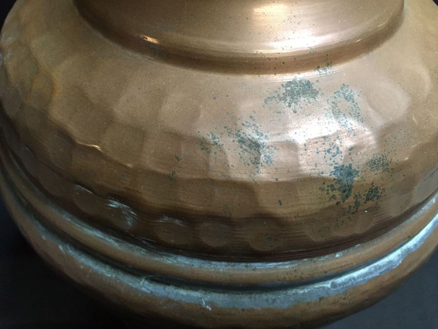 Middle Eastern Hammered Copper Vessel [Photo 4]