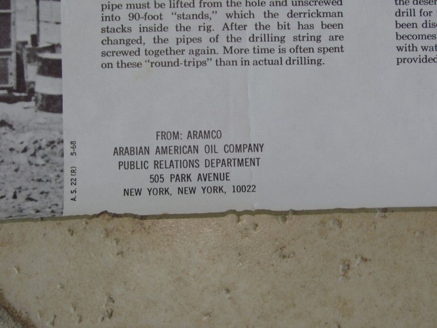 Aramco Oil Poster [Photo 2]