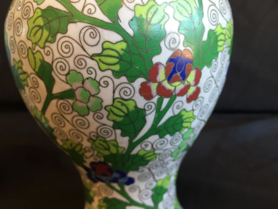 Pair Of Chinese Cloisonne Vases [Photo 6]