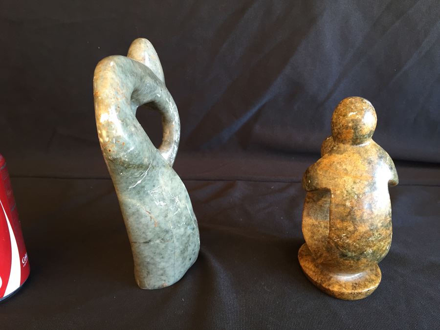 Mother And Child Stone Sculpture Lot [Photo 5]