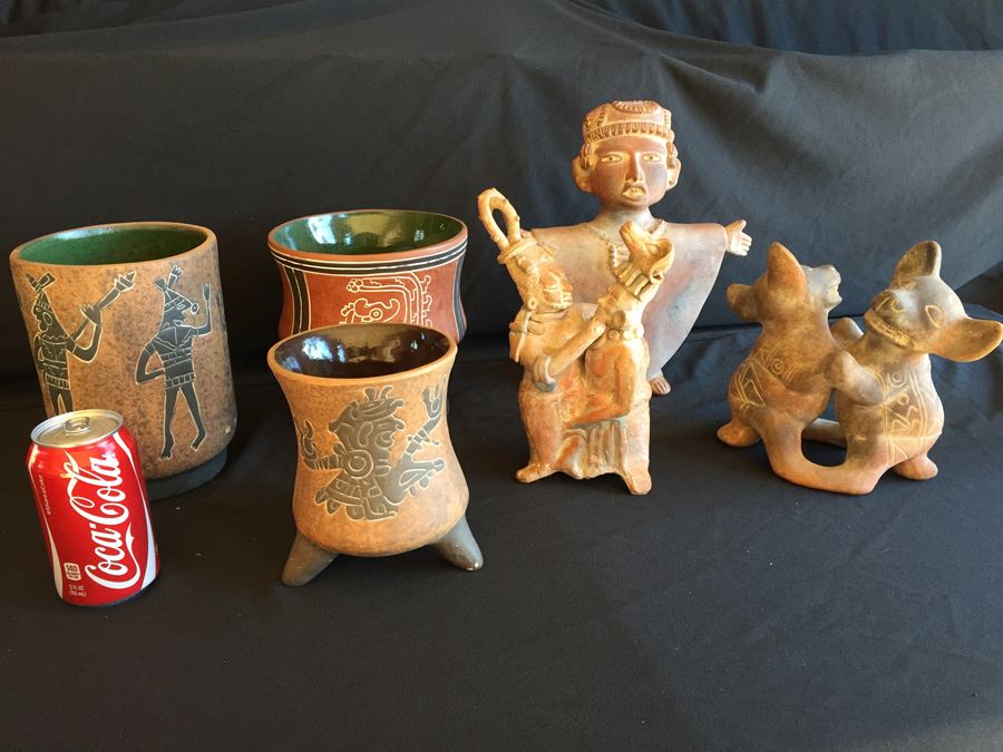Huge Mexican Pottery Lot