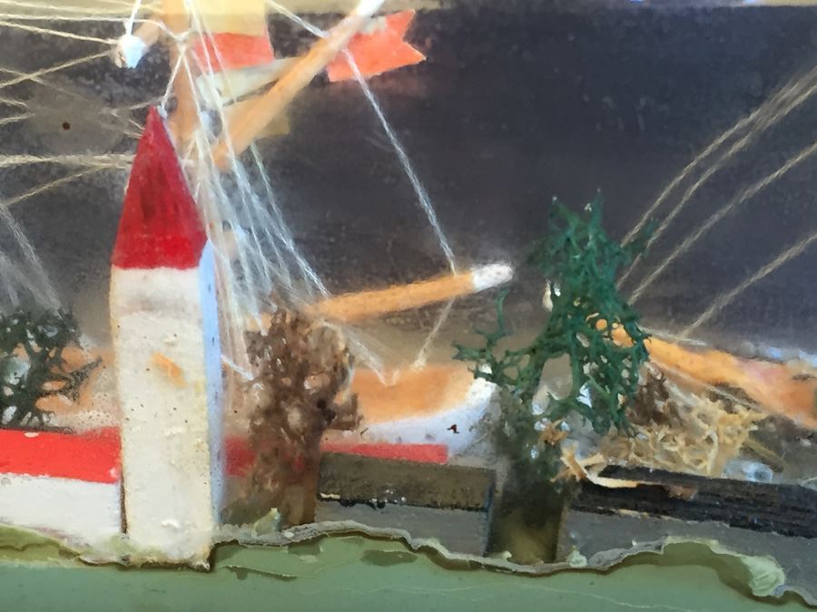 Village Diorama Ships In A Bottle Incredible Detail [Photo 15]