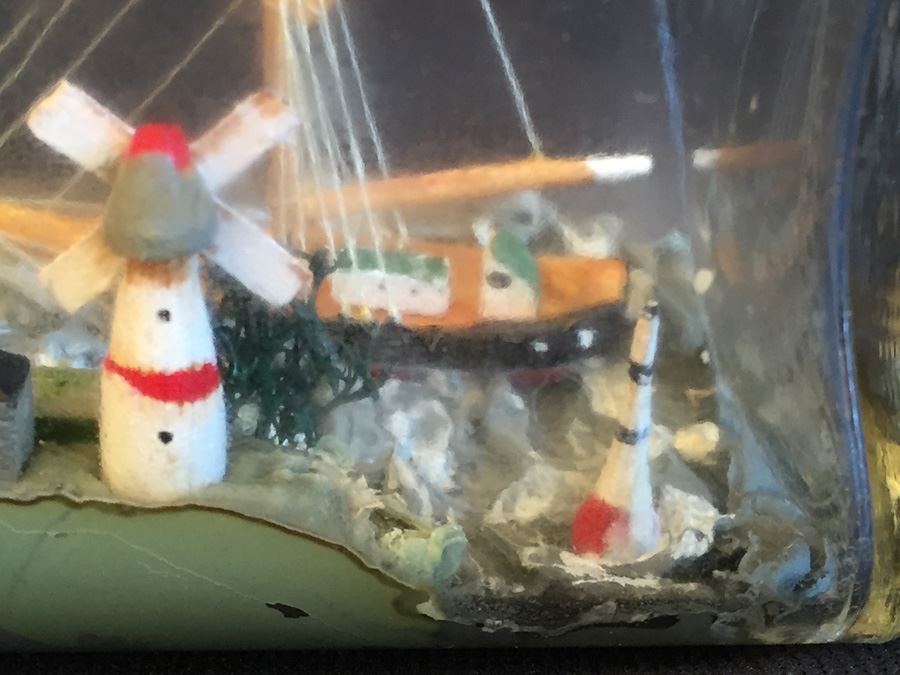 Village Diorama Ships In A Bottle Incredible Detail [Photo 14]