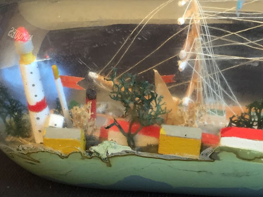 Village Diorama Ships In A Bottle Incredible Detail [Photo 16]