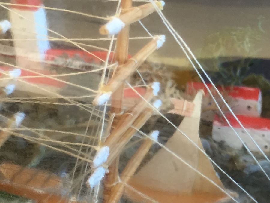 Village Diorama Ships In A Bottle Incredible Detail [Photo 8]