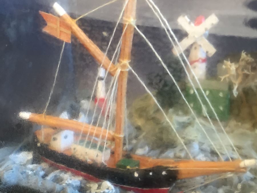 Village Diorama Ships In A Bottle Incredible Detail [Photo 13]