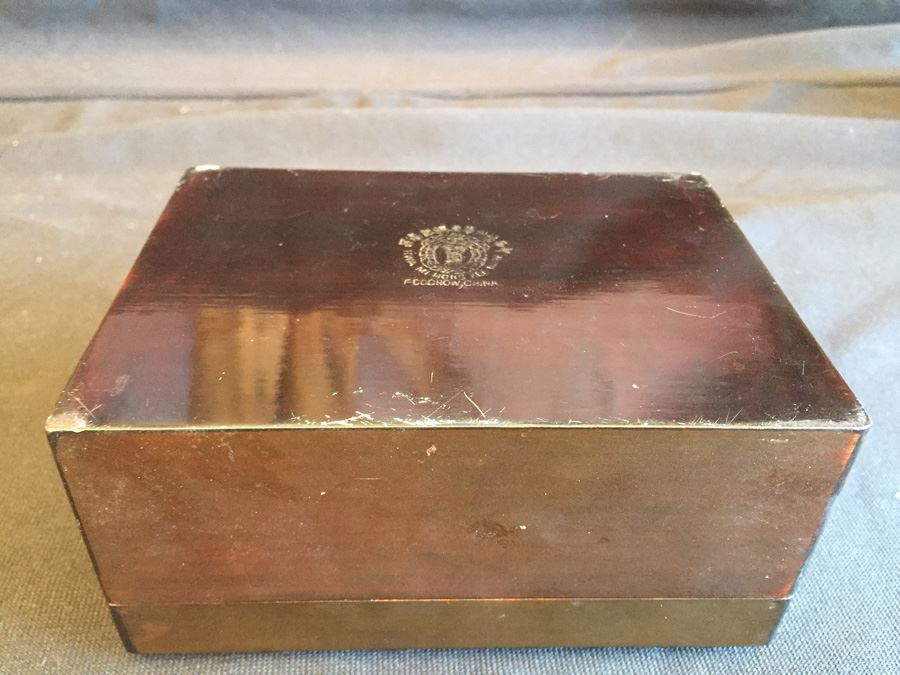 Silver Inlay Chinese Lacquer Nesting Boxes Foochow 5 Boxes [Photo 7]