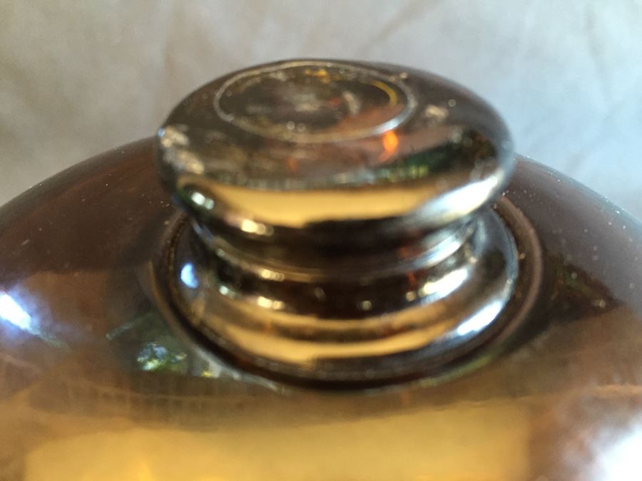 Old Hand Blown Round Bottle [Photo 4]