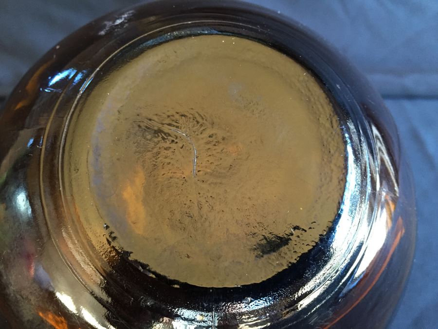 Old Hand Blown Round Bottle [Photo 10]