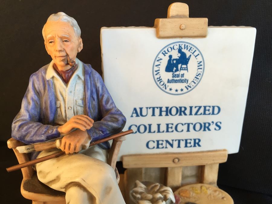 Signed Norman Rockwell Museum Figurine [Photo 2]