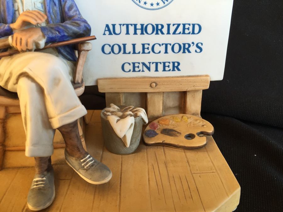 Signed Norman Rockwell Museum Figurine [Photo 6]