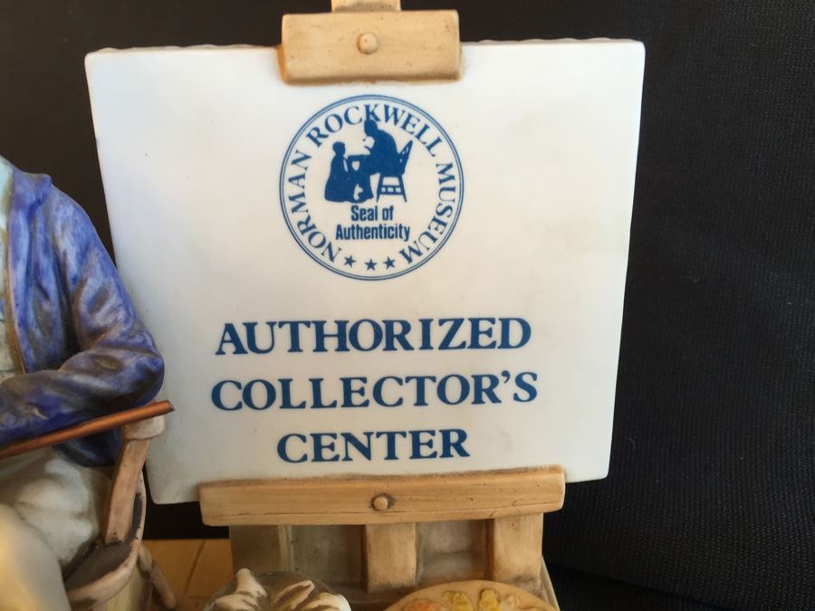 Signed Norman Rockwell Museum Figurine [Photo 5]