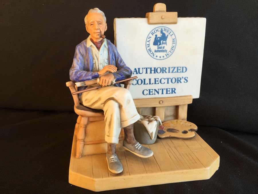 Signed Norman Rockwell Museum Figurine [Photo 4]