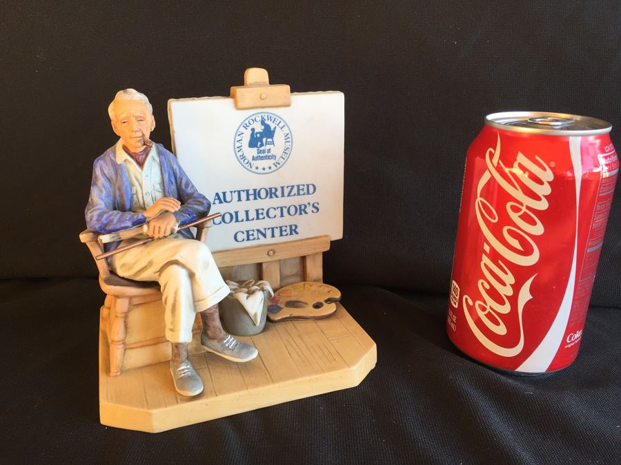 Signed Norman Rockwell Museum Figurine [Photo 1]