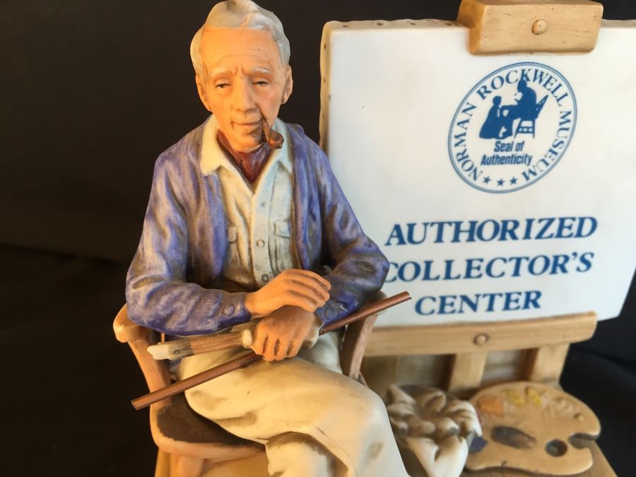 Signed Norman Rockwell Museum Figurine [Photo 8]