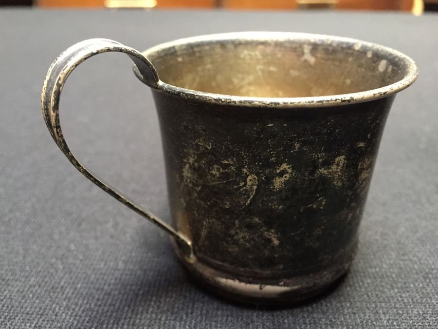 Pair Of Vintage Sterling Silver Cups [Photo 2]