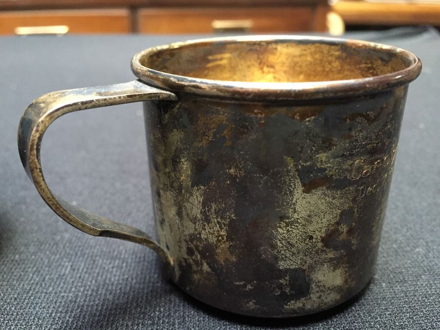 Pair Of Vintage Sterling Silver Cups [Photo 4]