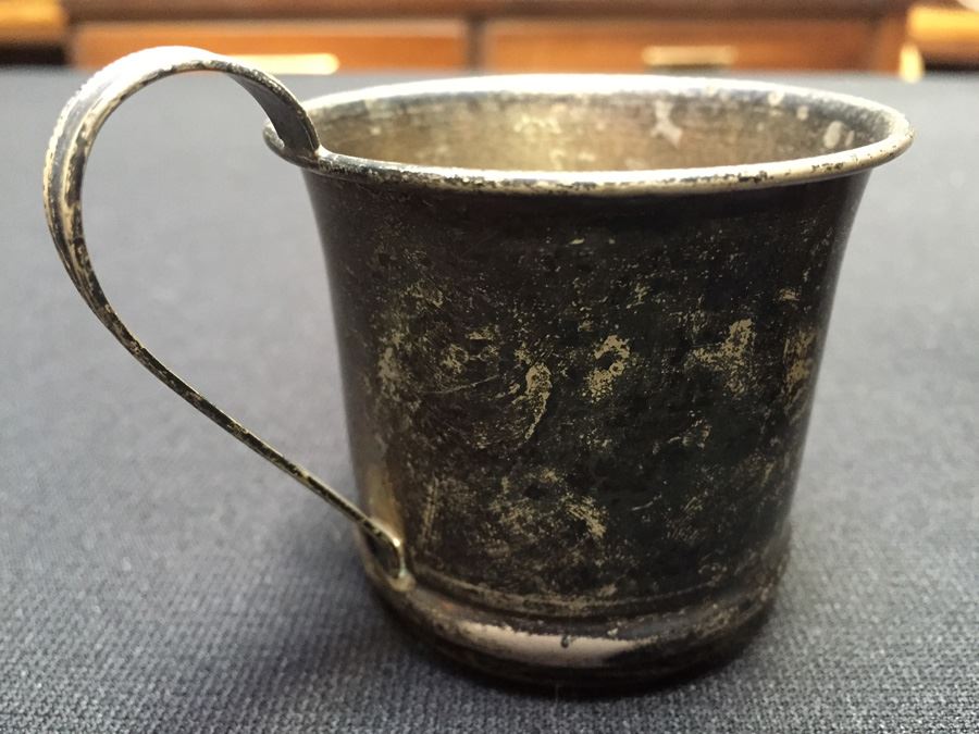 Pair Of Vintage Sterling Silver Cups [Photo 3]