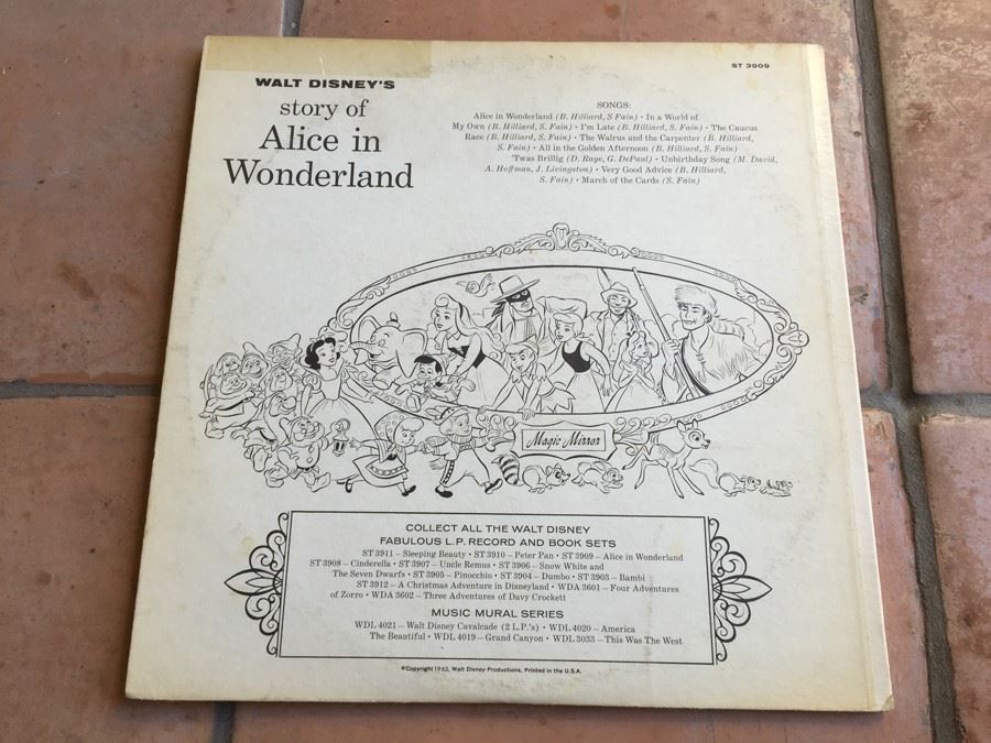 Walt Disney's Alice In Wonderland - Disneyland ‎- ST-3909 [Photo 4]