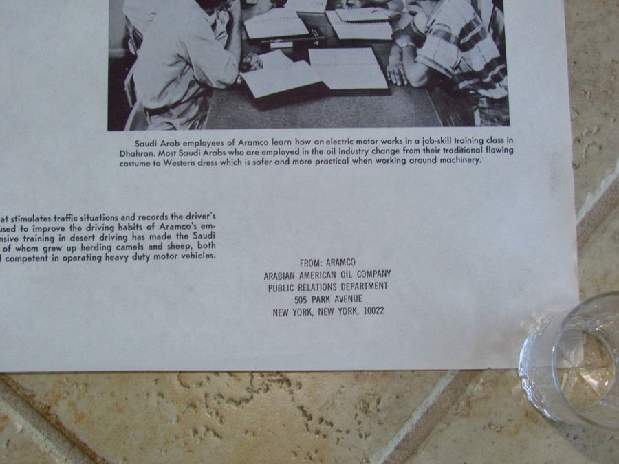 Aramco Oil Poster [Photo 2]