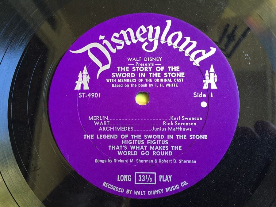 Walt Disney's Sword In The Stone - Disneyland ‎- ST-4901  [Photo 9]