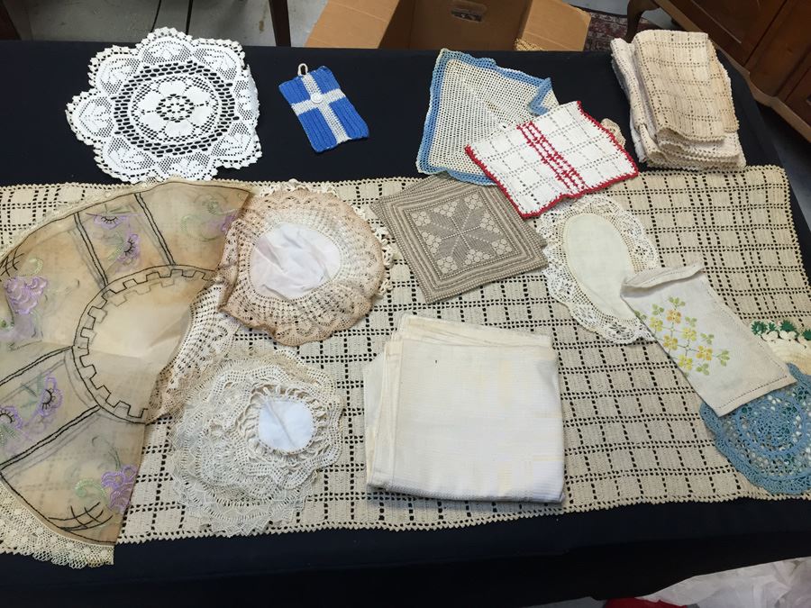 Crochet Linen Lot