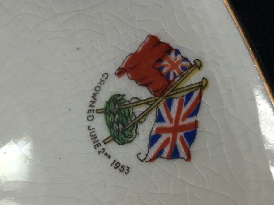 Coronation Of H.M. Queen Elizabeth II Alfred Meakin England Cup And Saucer 1953 [Photo 4]