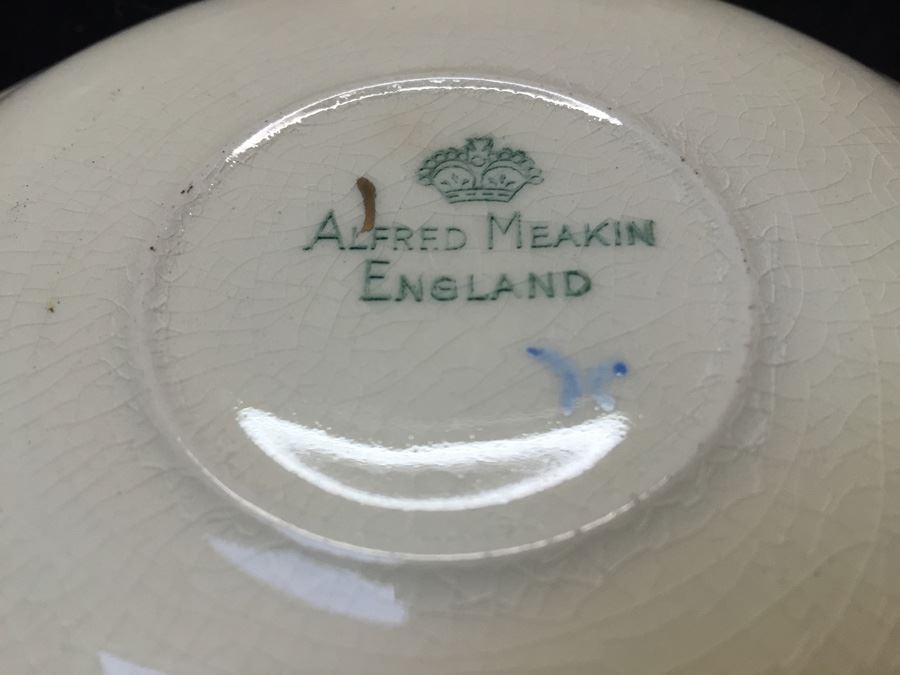 Coronation Of H.M. Queen Elizabeth II Alfred Meakin England Cup And Saucer 1953 [Photo 6]