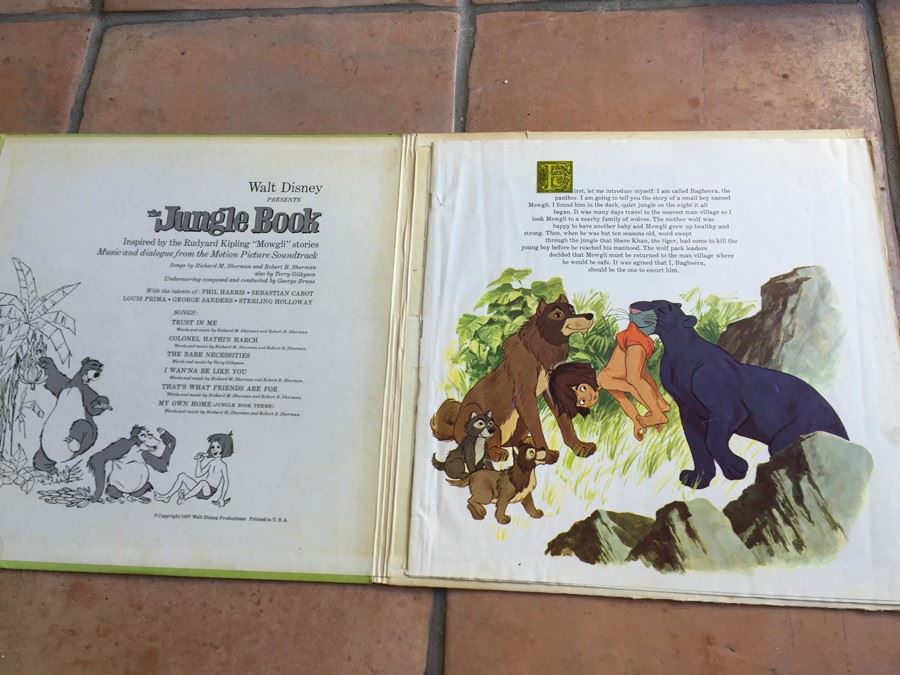 Walt Disney ‎- The Jungle Book - Disneyland ‎- ST-3948 [Photo 3]
