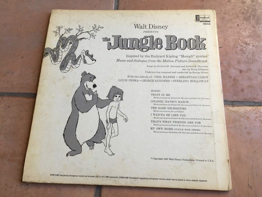 Walt Disney ‎- The Jungle Book - Disneyland ‎- ST-3948 [Photo 2]