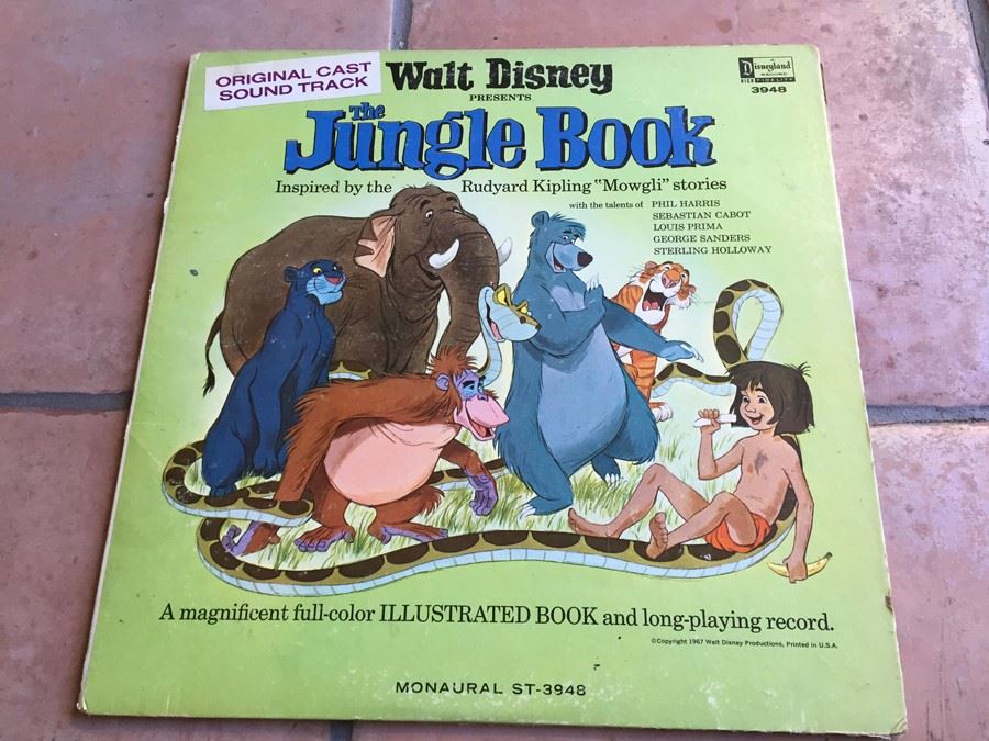 Walt Disney ‎- The Jungle Book - Disneyland ‎- ST-3948