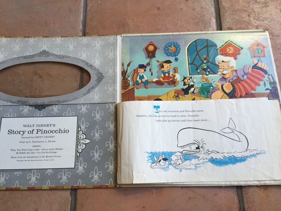 Walt Disney - Walt Disney's Story Of Pinocchio - Disneyland ‎- ST-3905 [Photo 2]