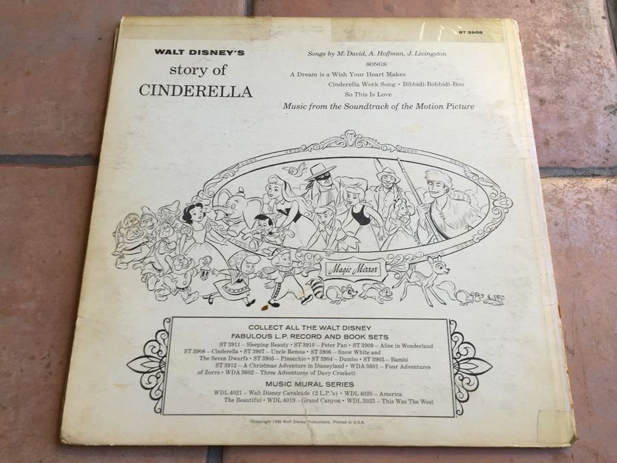 Walt Disney's Cinderella - Disneyland ‎- ST-3908 [Photo 4]