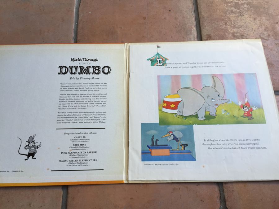 Walt Disney - Walt Disney's Story Of Dumbo - Disneyland ‎- ST 3904 [Photo 3]