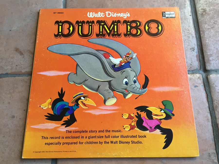 Walt Disney - Walt Disney's Story Of Dumbo - Disneyland ‎- ST 3904 [Photo 1]