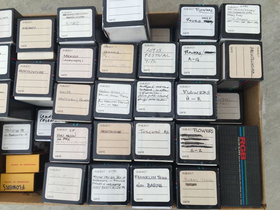 Huge Personal Slide Collection Of Famous Hollywood Art Director [Photo 3]