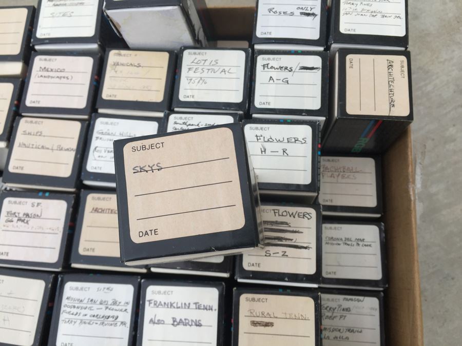 Huge Personal Slide Collection Of Famous Hollywood Art Director [Photo 4]