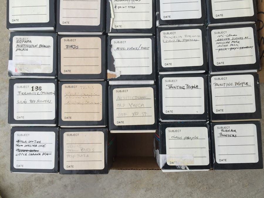 Huge Personal Slide Collection Of Famous Hollywood Art Director [Photo 7]