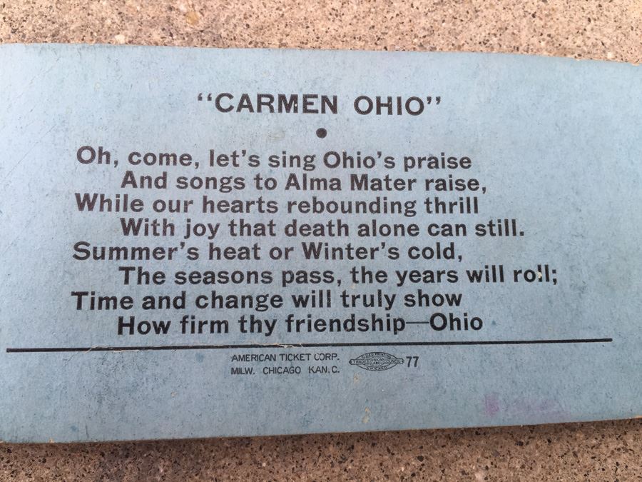 1944 1945 Season The Ohio State University Student Ticket Book Football [Photo 8]