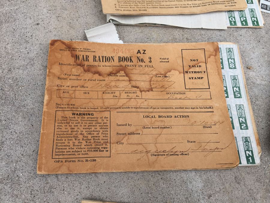 Large War Ration Book And Stamp Collection [Photo 8]
