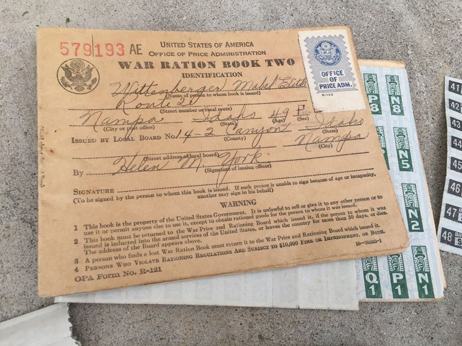 Large War Ration Book And Stamp Collection [Photo 9]