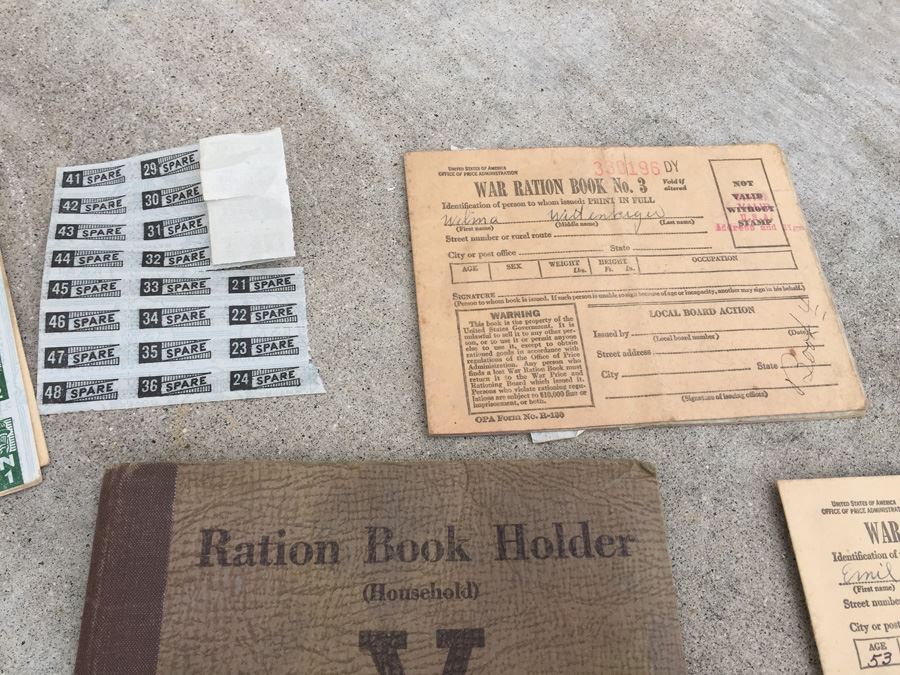 Large War Ration Book And Stamp Collection [Photo 10]