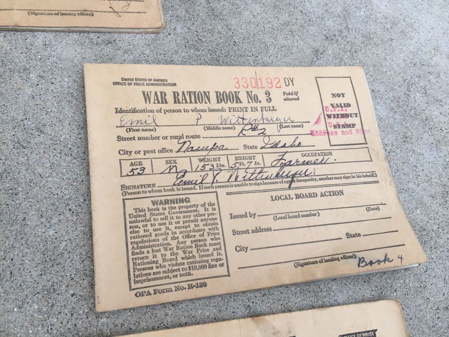 Large War Ration Book And Stamp Collection [Photo 6]