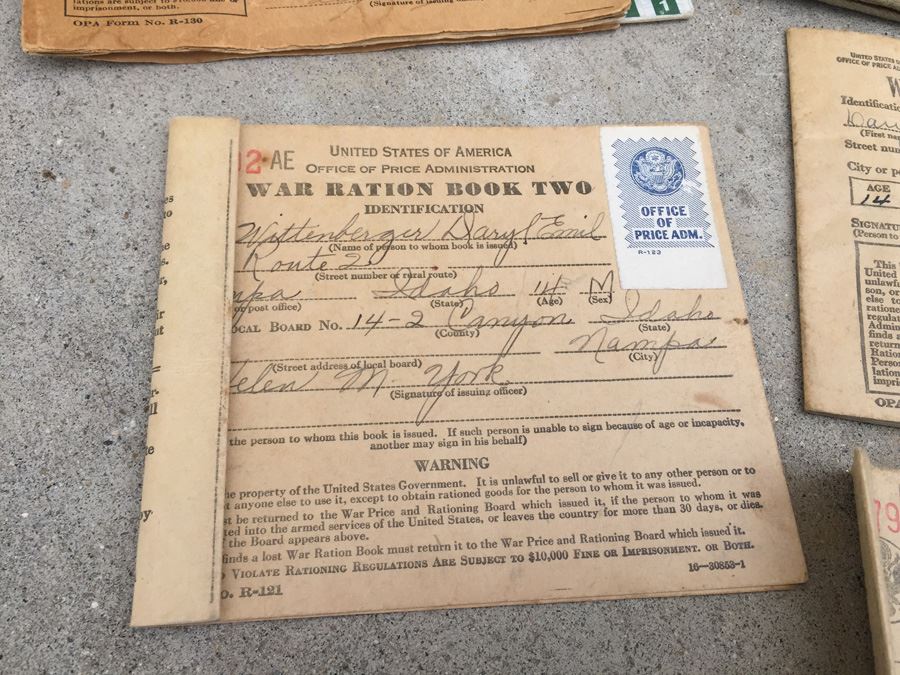Large War Ration Book And Stamp Collection [Photo 3]
