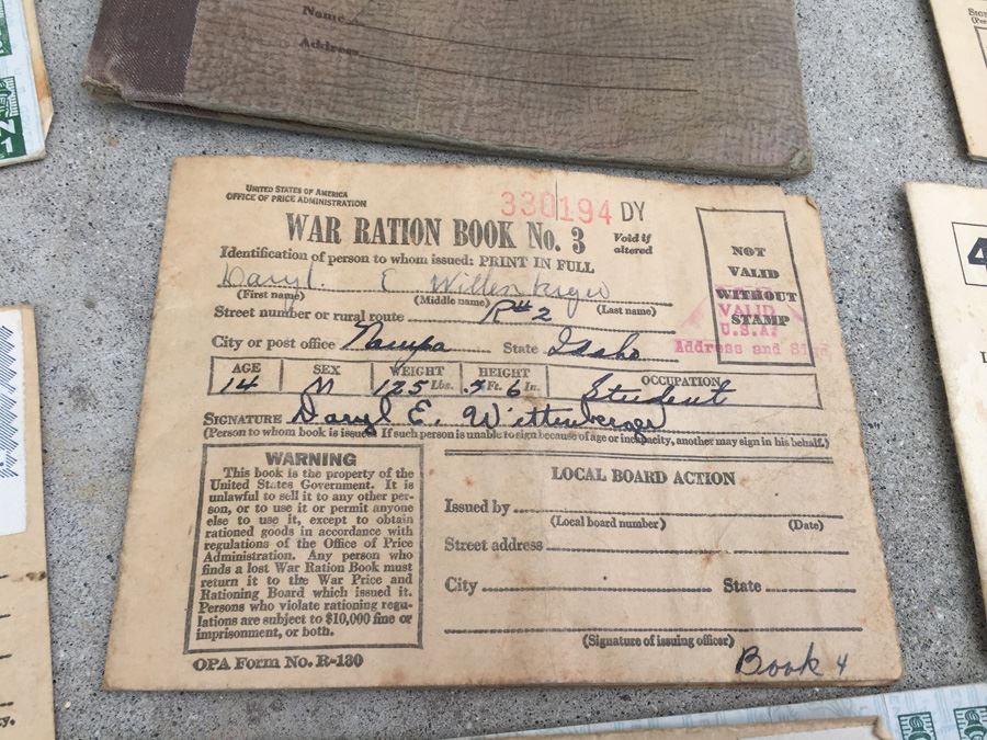 Large War Ration Book And Stamp Collection [Photo 4]