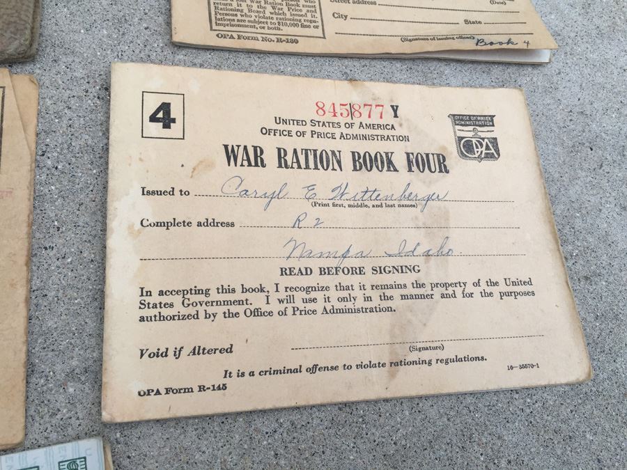 Large War Ration Book And Stamp Collection [Photo 5]
