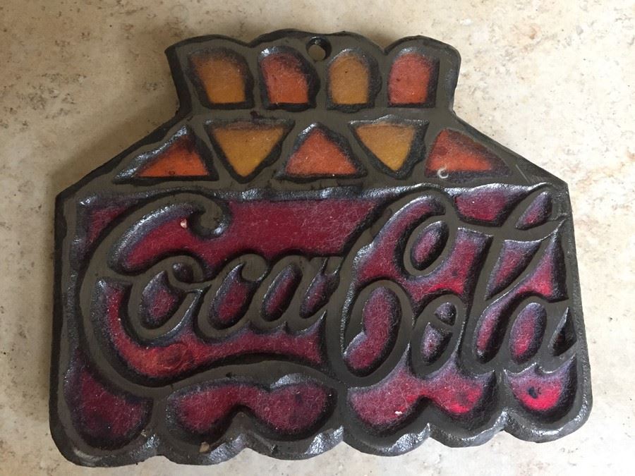 Pair Of Vintage Coca-Cola Trivets [Photo 4]