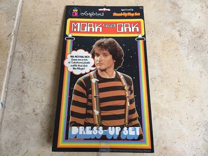Mork From Ork Colorforms Robin Williams